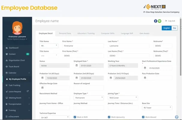 HRMS Employee database